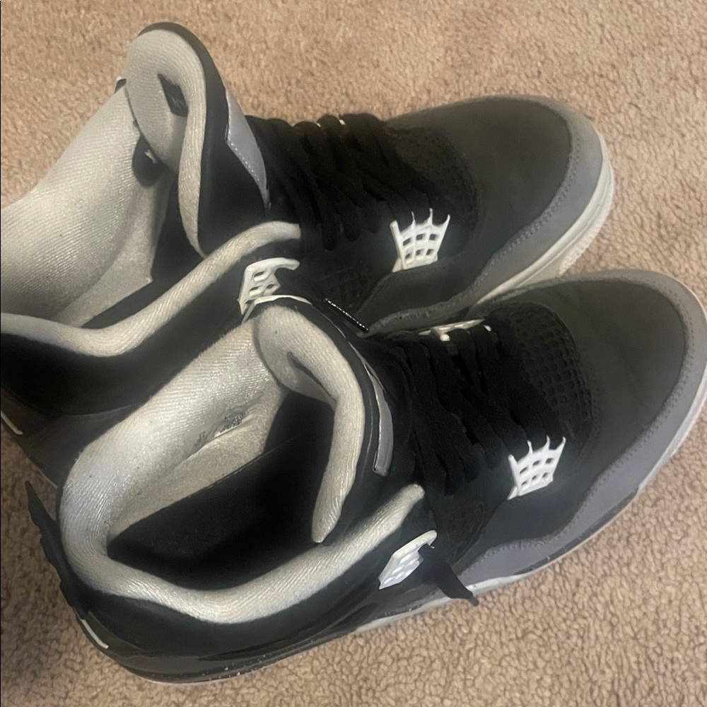 Men's Black and Gray Sneakers